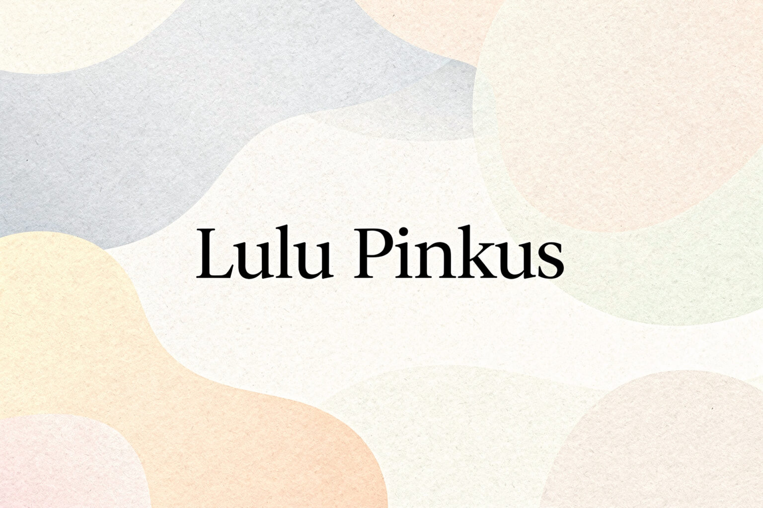 Lulu Pinkus