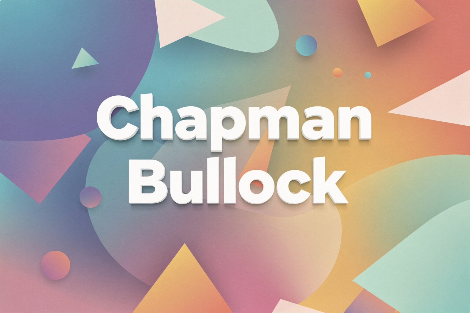 Chapman Bullock