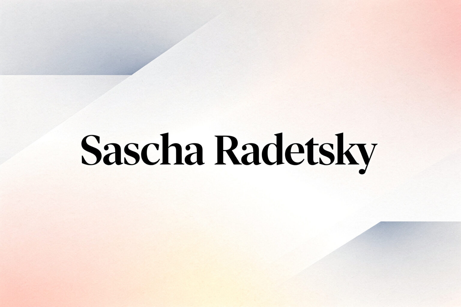 Sascha Radetsky